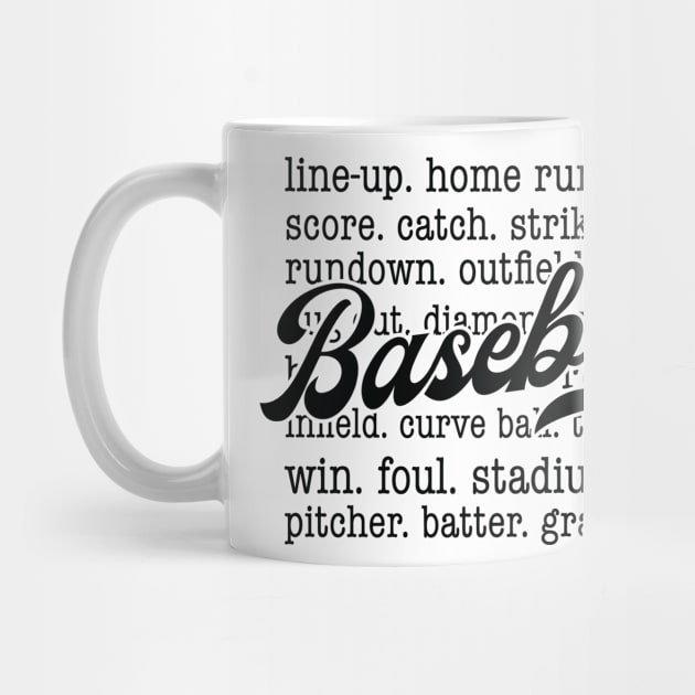 Baseball Retro Funny Quote Hilarious Sayings Humor by skstring